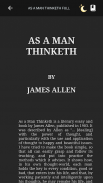 As A Man Thinketh - Night Mode by James Allen screenshot 2