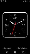Ρολόι Ζωντανή ταπετσαρία screenshot 2