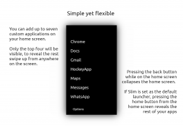 Slim Launcher screenshot 3