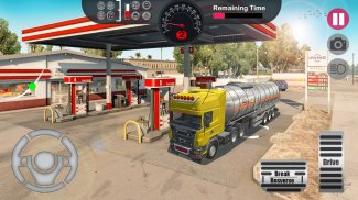 Offroad Oil Tanker Truck Driving Simulator 2021 screenshot 1