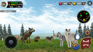 Wild Wolf Simulator Games screenshot 0