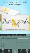 Business Card Maker screenshot 1