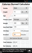 Calories Burned Calculator screenshot 5