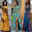 Kitenge Long Gown Design & Fashion Styles