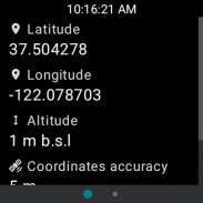Mes coordonnées GPS screenshot 1