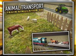 Animal Transport Train Sim 3D screenshot 5