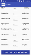 Sepsis Score: SOFA Calculator screenshot 4