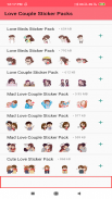 Love Couple Stickers - Romantic Kiss Stickers screenshot 2