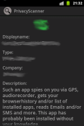 Privacy Scanner (AntiSpy) screenshot 5