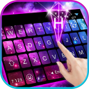 Tema Keyboard Galaxy 3d Hologr