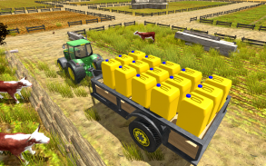 Tractor Trolley Cargo Farming Simulator Cart Drive screenshot 3