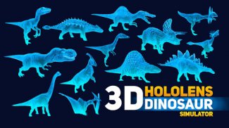 Голограмма динозавры парк 3д PRANK GAME screenshot 0