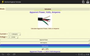 Fórmulas Ingenieria Eléctrica screenshot 7