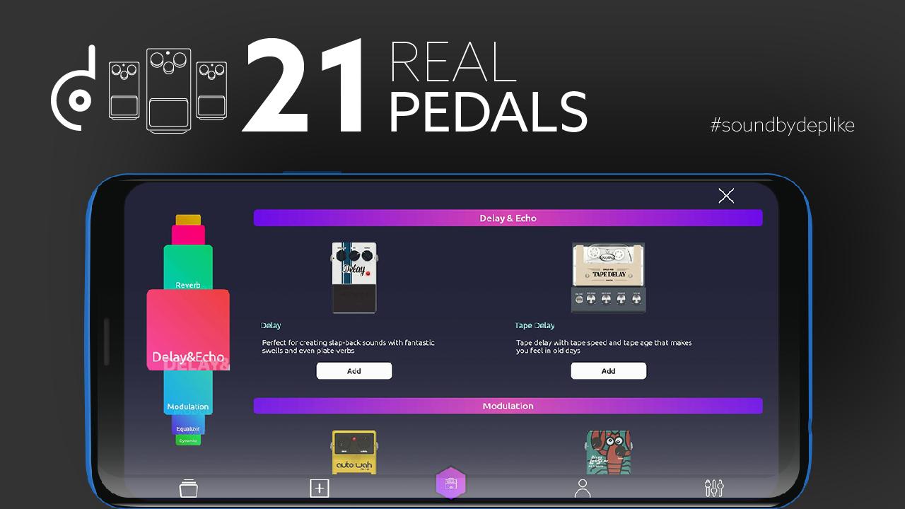 The 1 Guitar Effects Pedals Guitar Amp Deplike 5 7 2 2 Download Android Apk Aptoide