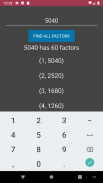 Factor Calculator screenshot 3