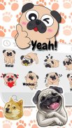 Baby Pug Emoji Stickers screenshot 0