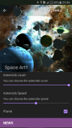 Астероиды 3D живые обои screenshot 11