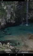 Waterfall by Drone Video LWP screenshot 5