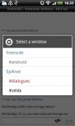 AndroIRC screenshot 3