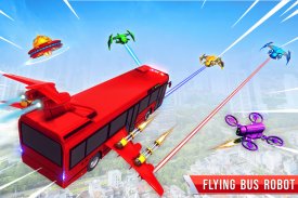 Flying Bus Robot Car Transform screenshot 6