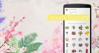 Flowers Stickers - व्हाट्सएप के लिए गुलाब स्टिकर screenshot 1