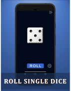 Dice rolling - 3D dice roller screenshot 1