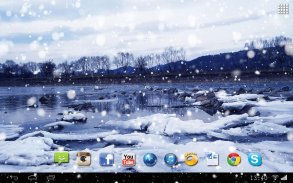 Winter Snowfall Live Wallpaper screenshot 4