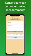 Cooking Conversion Calculator screenshot 1