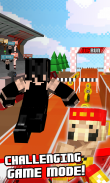 3D Block Ultimate Running WWF Wrestling Skins Game screenshot 1