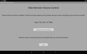 Web Remote Volume Control screenshot 2