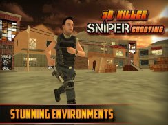 3D assassino Sniper rodagem screenshot 3