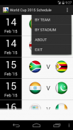 WorldCup 2015 Schedule OFFLINE screenshot 1