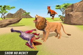 leone selvaggio vs dinosauro: battaglia dell'isola screenshot 2