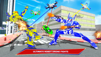 Police Eagle Robot Car Game 3d screenshot 1