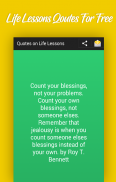Quotes on Life Lessons: Lessons learned in life screenshot 1
