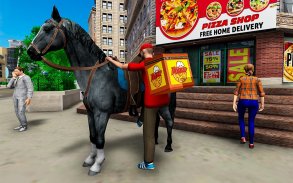 Mounted Horse Riding Pizza screenshot 1