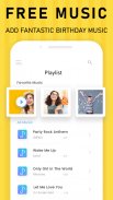 Birthday Photo Video Maker - Photo Lyrical Song screenshot 2