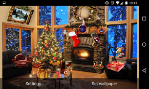 Christmas Fireplace LWP Deluxe screenshot 8