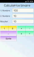 Binaire calculatrice Pro screenshot 1