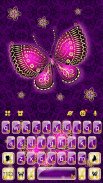 Purple Butterflies Theme screenshot 1