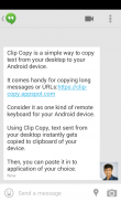 Clip Copy - PC to mobile screenshot 1