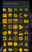 Stamped Yellow Icon Pack screenshot 4