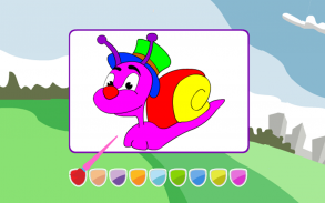 Coloring Game-Peppy Snails screenshot 2