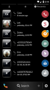 Gloss Black Phone Dialer Theme screenshot 1