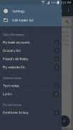 ClevNote - Blocco note, Lista di controllo screenshot 0