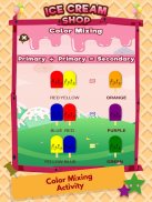 Aprender Colores Helados Juegos - Ice Cream Shop screenshot 2