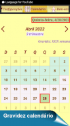 Calendário de gravidez screenshot 2