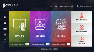 Beta IPTV screenshot 2