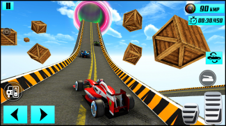 Formula Car Sky Tracks GT Racing Stunts- Car Games screenshot 3