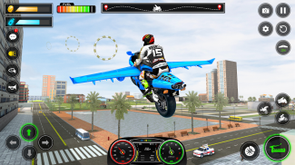 फ्लाइंग मोटरबाइक करतब राइडिंग सिम्युलेटर screenshot 2